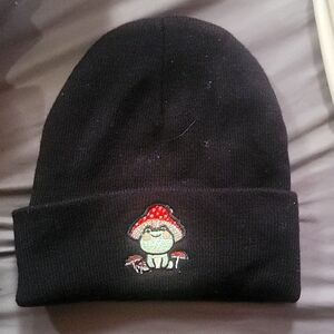 Frog Mushroom Beanie